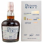 Dictador Rima I American Oak cask Vintage 2000 Rum 43% Vol. 700ml