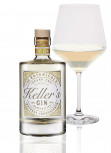 Keller’s Dry Distilled Gin vielseitiger Premium Gin aus 66 Botanicals 35% - 500ml