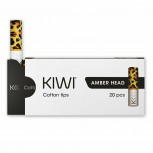 Kiwi Softfilter 20er Pack Cotton Filter Tips Amber