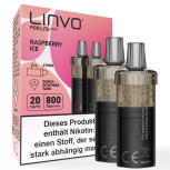 Linvo Pod Lite Plus – Raspberry Ice – Prefilled Pod 2er Pack 2ml 20mg