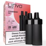 Linvo Pod Lite - Strawberry Ice - Prefilled Pods 2er Pack - 2ml 20mg NicSalt