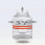 Oumier Wasp Nano 2ml RDTA Verdampfer Transparent-Rot