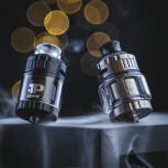 QP Design Juggerknot MR 4,5ml RTA Verdampfer Matt/Schwarz