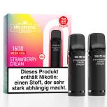 Produktbild SKE Crystal Pro 800 – Strawberry Cream – Prefilled Pod 2er Pack Vorschau