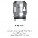 Smok TFV8 Baby v2 A Serie Coils 3er Pack Verdampferköpfe TFV8 Baby V2 A2 Silber