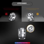 Smok TFV8 Baby v2 A Serie Coils 3er Pack Verdampferköpfe TFV8 Baby V2 A2 Silber