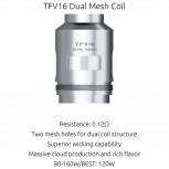 Smok TFV16 Mesh Coil Serie 3er Pack Verdampferköpfe 0,17Ohm