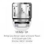 Smok TFV8 Baby Beast Cores Coils (Q2/X4/T6/T8) 5er Pack V8 Baby-T12