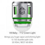 Smok TFV8 Baby Beast Cores Coils (Q2/X4/T6/T8) 5er Pack V8 Baby-T12