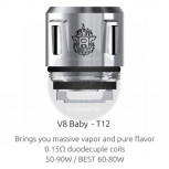 Smok TFV8 Baby Beast Cores Coils (Q2/X4/T6/T8) 5er Pack V8 Baby-T12