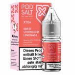 Sweet Strawberry Lemonade NicSalt Liquid by Pod Salt Xtra 10ml / 10mg