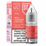 Sweet Strawberry Lemonade NicSalt Liquid by Pod Salt Xtra 10ml / 20mg