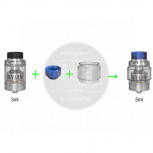 VandyVape Kylin Mini 3ml/5ml RTA Verdampfer Tank Silber