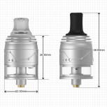 Vapefly Galaxies 2ml Squonk MTL RDTA Tank Schwarz