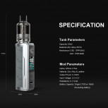 VooPoo Drag X Plus 5,5ml 100W Kit inkl. TPP Tank Blau