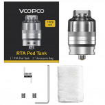 VooPoo Pod RTA Selbstwickler Pod Silber