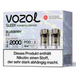 Produktbild Vozol Sleek – Blueberry Ice – Prefilled Pod 2er Pack Vorschau