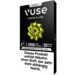 Produktbild Vuse Ultra – Lemon & Lime – Prefilled Pod 2er Pack Vorschau