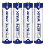 Produktbild XTAR AAA 1.5V 1620mWh Li-Ion Indikator Akku 1000mAh 4er Pack Vorschau