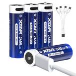 Produktbild XTAR AA 1.5V 2450mAh Li-Ion Akku USB Typ-C 4er Pack Vorschau