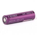 Efest Purple IMR 18650 2600mAh 3,6V - 3,7V Li-Ionen (FlatTop) ungeschützt