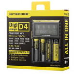 NITECORE D4 EU LCD-Panel Intelligent Charger für 18650 Akku