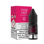 Watermelon Breeze 10ml NicSalt Liquid by Pod Salt 11mg